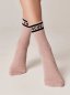 Preview: Lange Socken mit Ajourmuster Puderrosa  Focus - Here